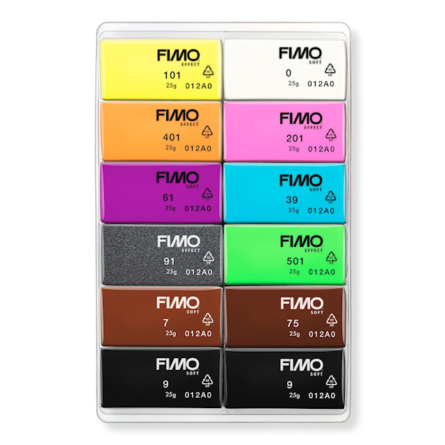 Tuotekuva 2 - FIMO Effect Set Savi Neon 12x25g Staedtler