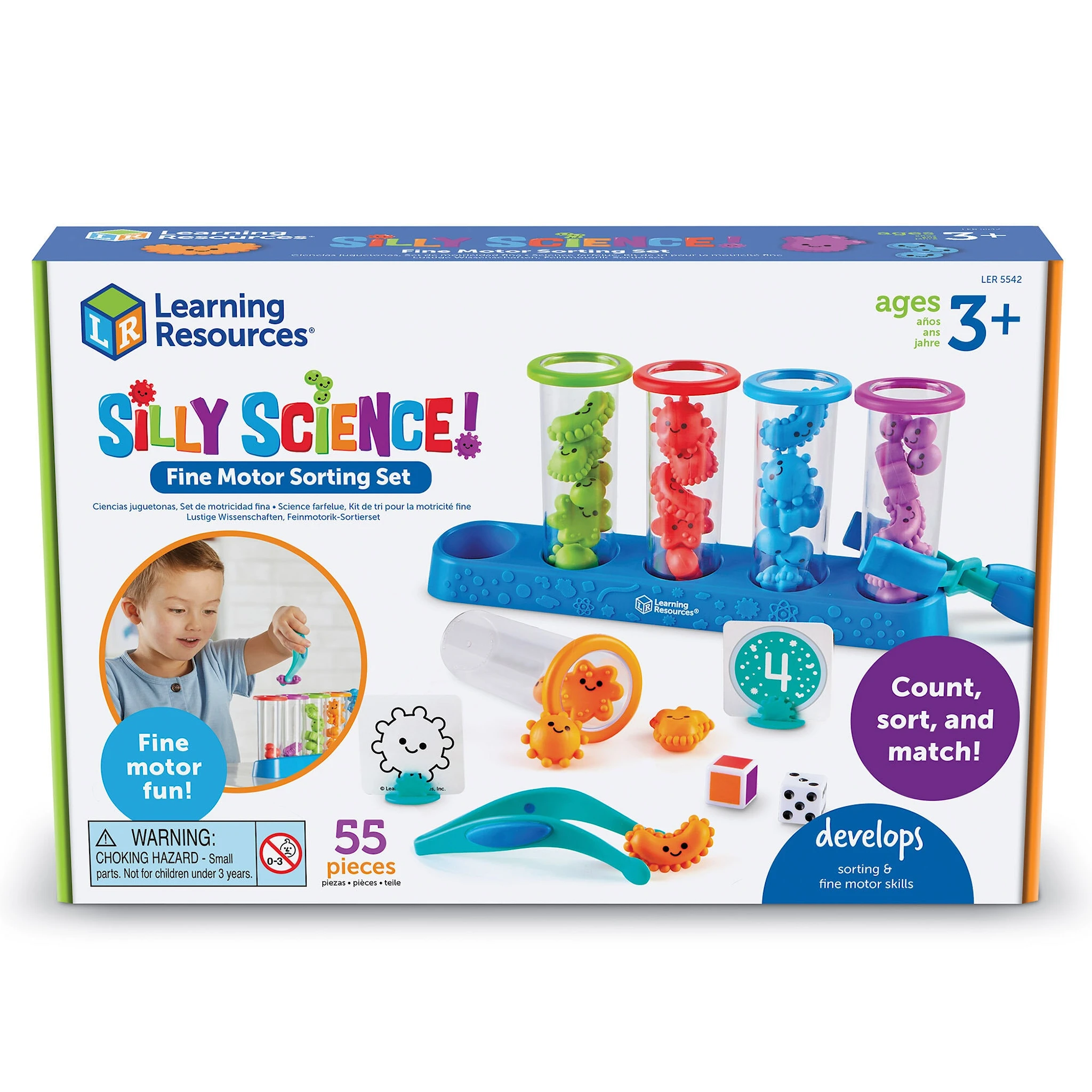 Tuotekuva ille Harjoita hienomotoriikkaa - Lajittelusetti - Silly Science Learning Resources