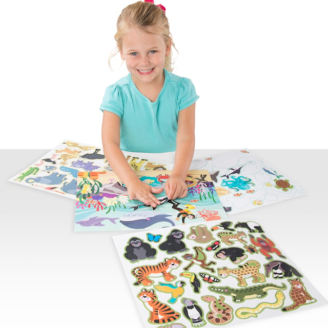 Produktbild 4 för Klistermärkesbok Djur Melissa & Doug
