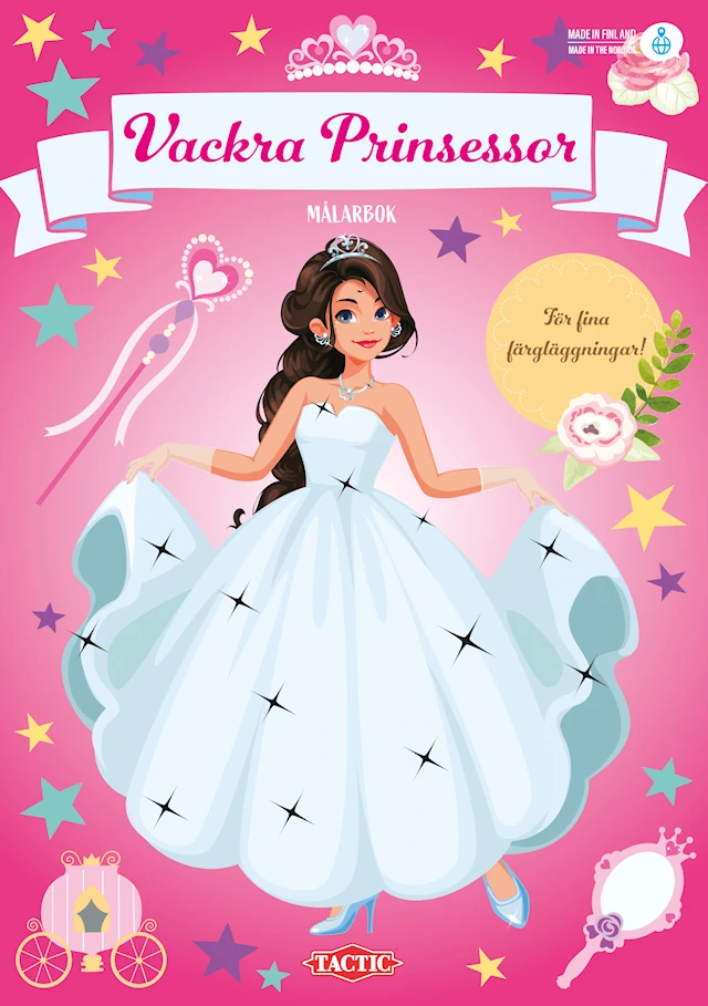 Vackra prinsessor målarbok Tactic