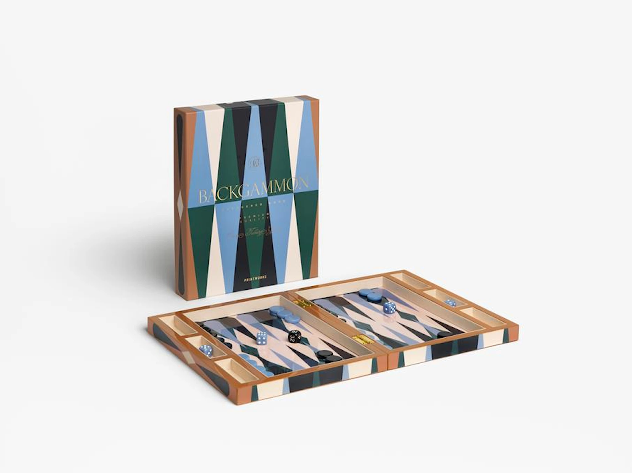 Tuotekuva ille Lacquered Backgammon Printworks