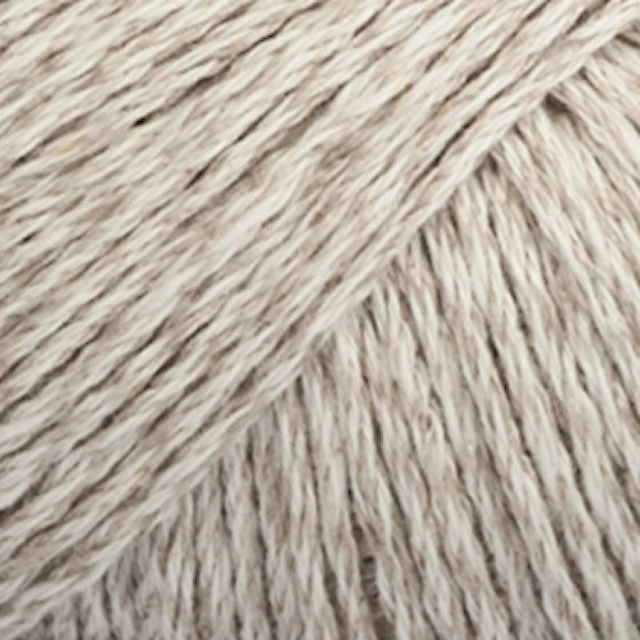 Bomull- Lin Garn 50 g ljus beige 03 Drops