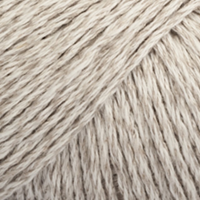 Bomull- Lin Garn 50 g lys beige 03 Drops