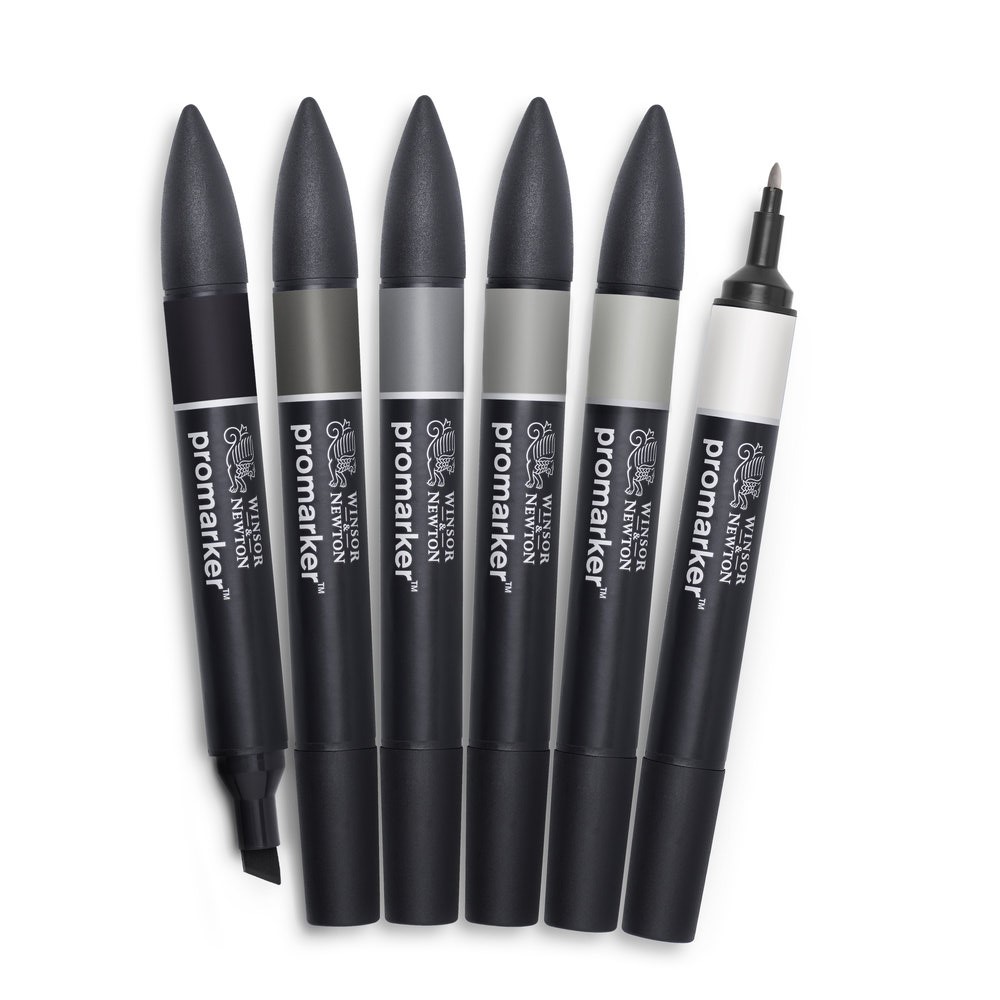 Promarker Neutral Tones Set 6-pack Winsor & Newton