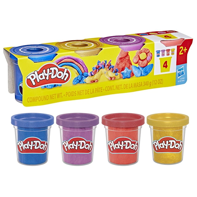 Produktbilde 1 for Specialty Compound 4 Pack Metallic Play-Doh