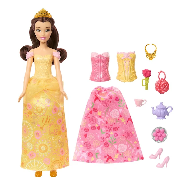 Tarinankerronta Belle-nukke tarvikkeineen Disney Princess