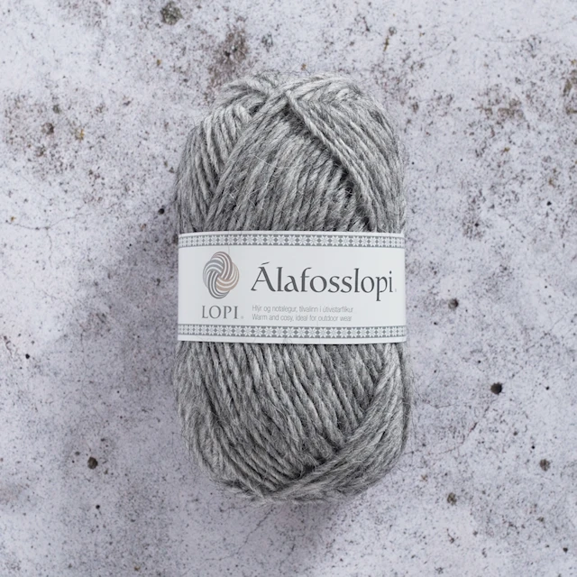 Álafosslopi Garn Ull 100 g Grå Istex (0056)