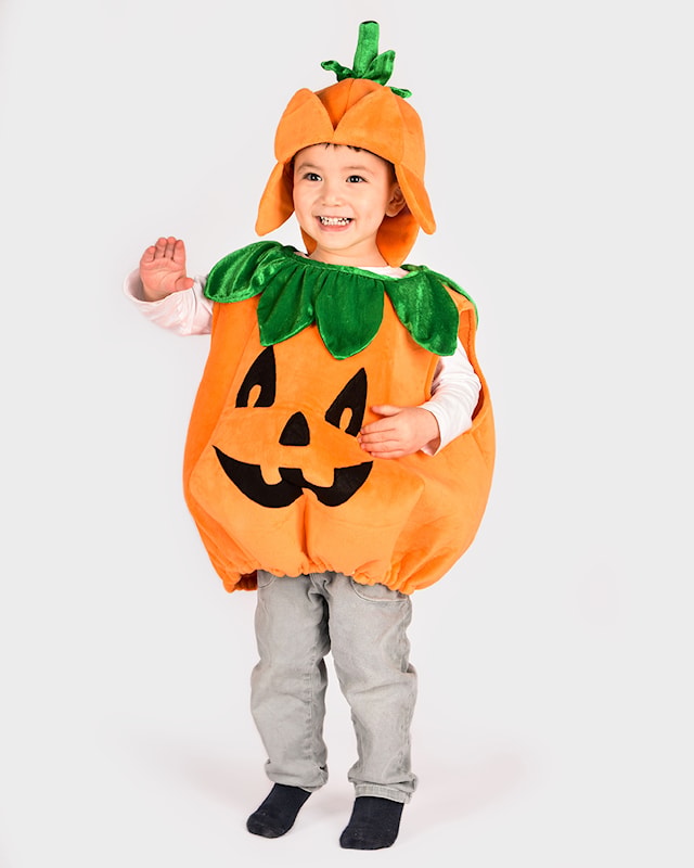 Produktbild 1 för Pumpadräkt Halloween 98-104 cl Den goda fen