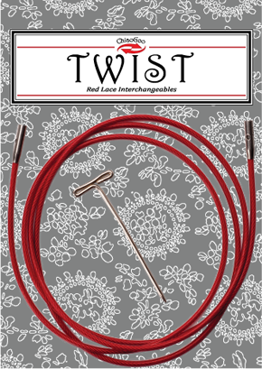 TWIST Red kabel 75 cm/Small [S] ChiaoGoo