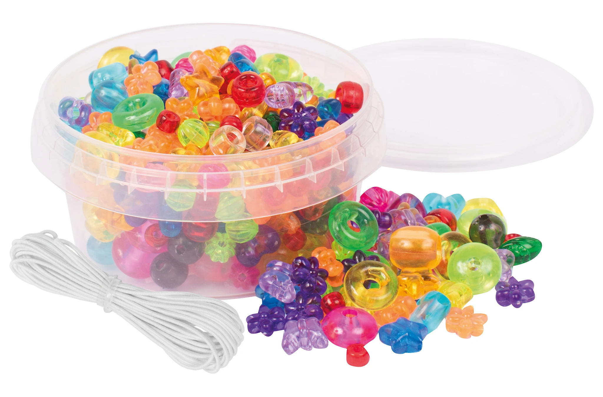 Tuotekuva ille Helmet Purkissa, Läpinäkyvä Mix, 180 kpl Playbox