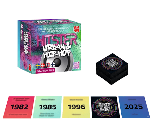 Produktbilde 2 for Hitster Urban & Hip-Hop Nordic (Expansion Pack)