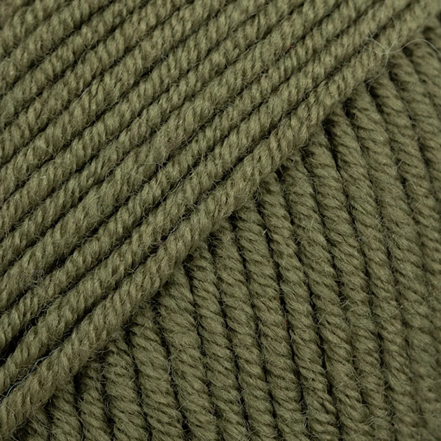 Merino Extra Fine Uni Colour Garn Merinoull 50 g moss green (53) Drops