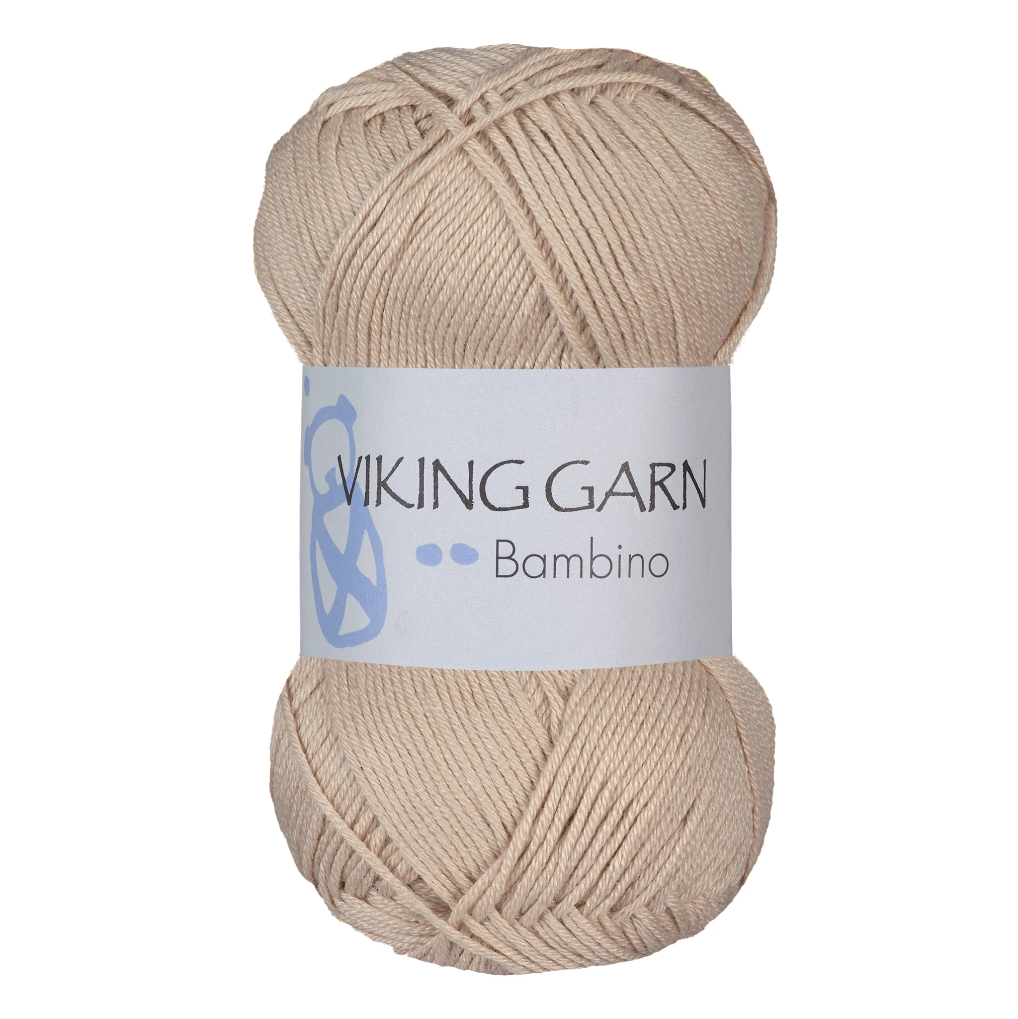 Produktbilde for Bambino 50 g Beige 407 Viking Garn