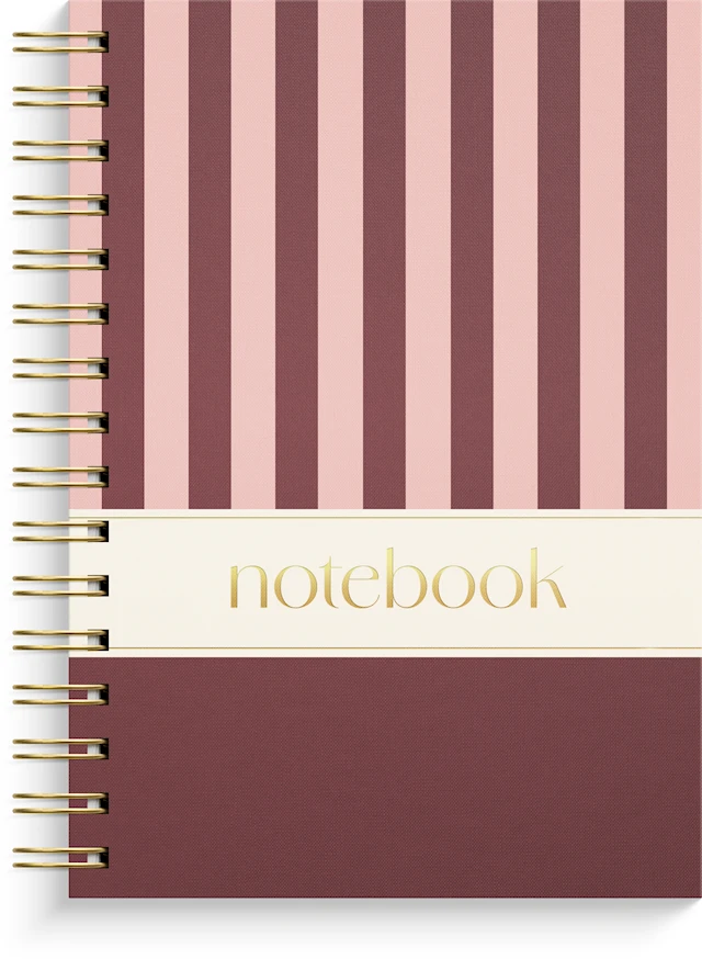 Notebook A5 Stripes Burde