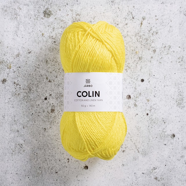 Nya Colin bomull lin mix 50 gr Yellow Crown 143 Järbo