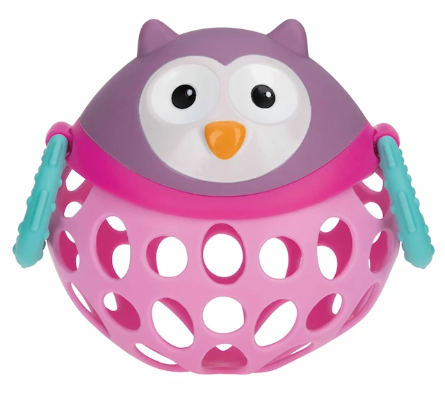 Aktivitetsleksak Silly Shaker Uggla  Nuby