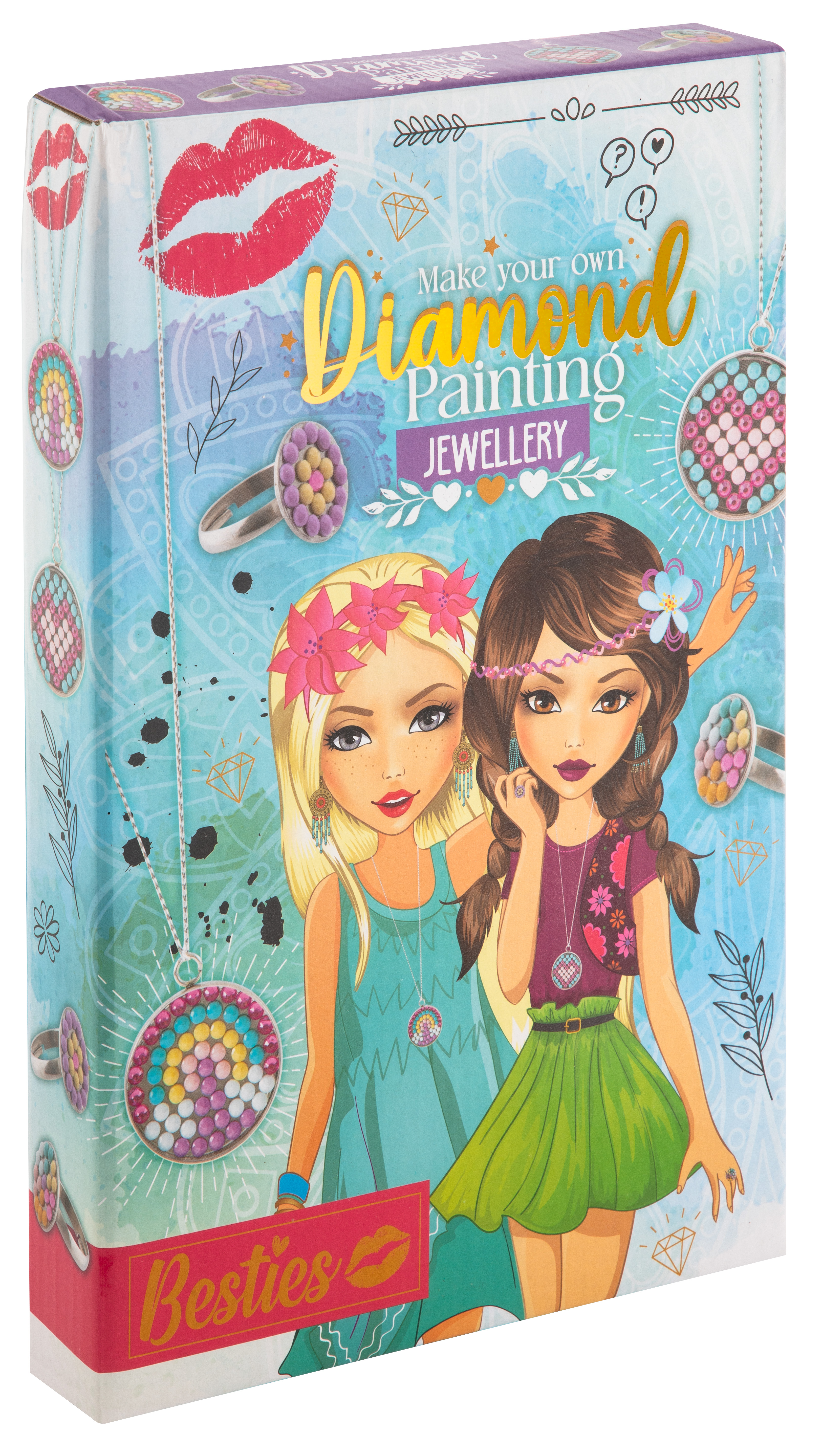 Diamond Painting Jewellery Set Besties