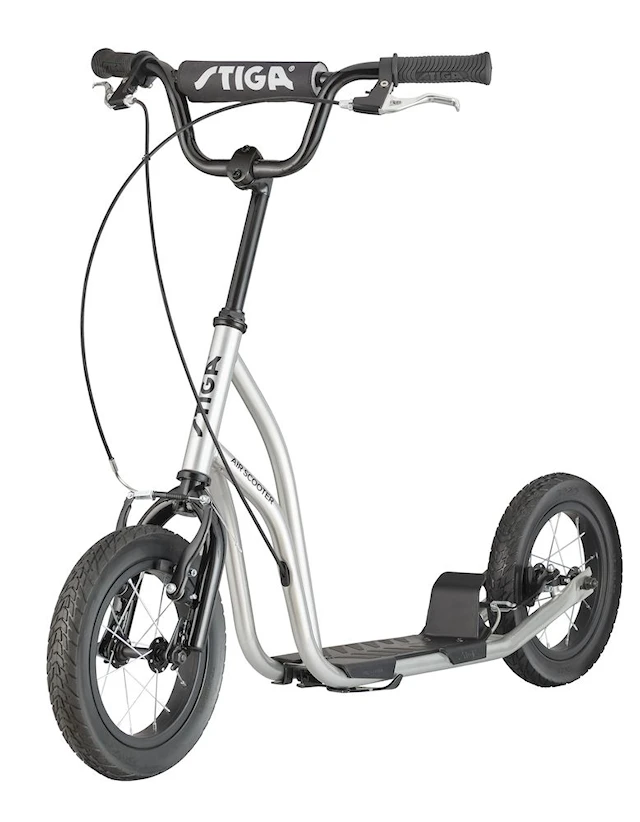 Stiga Air Sparkcykel 12 Silver/Black