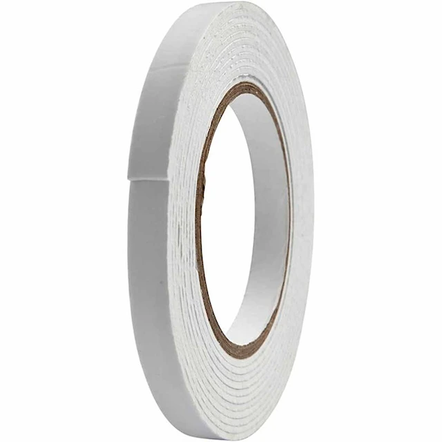 3D-Kohoteippi, Lev: 12 mm, paksuus 2 mm, 5 m/ 1 rll