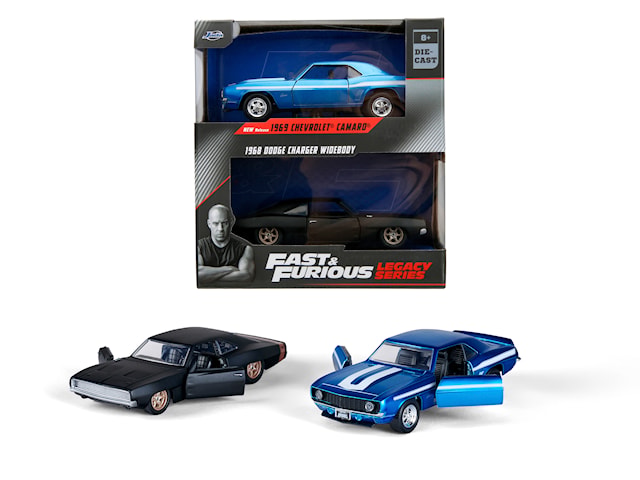 Tuotekuva 5 - Fast & Furious Tuplapakkaus Dodge Charger & Chevrolet Camaro 1:32 Jada Toys