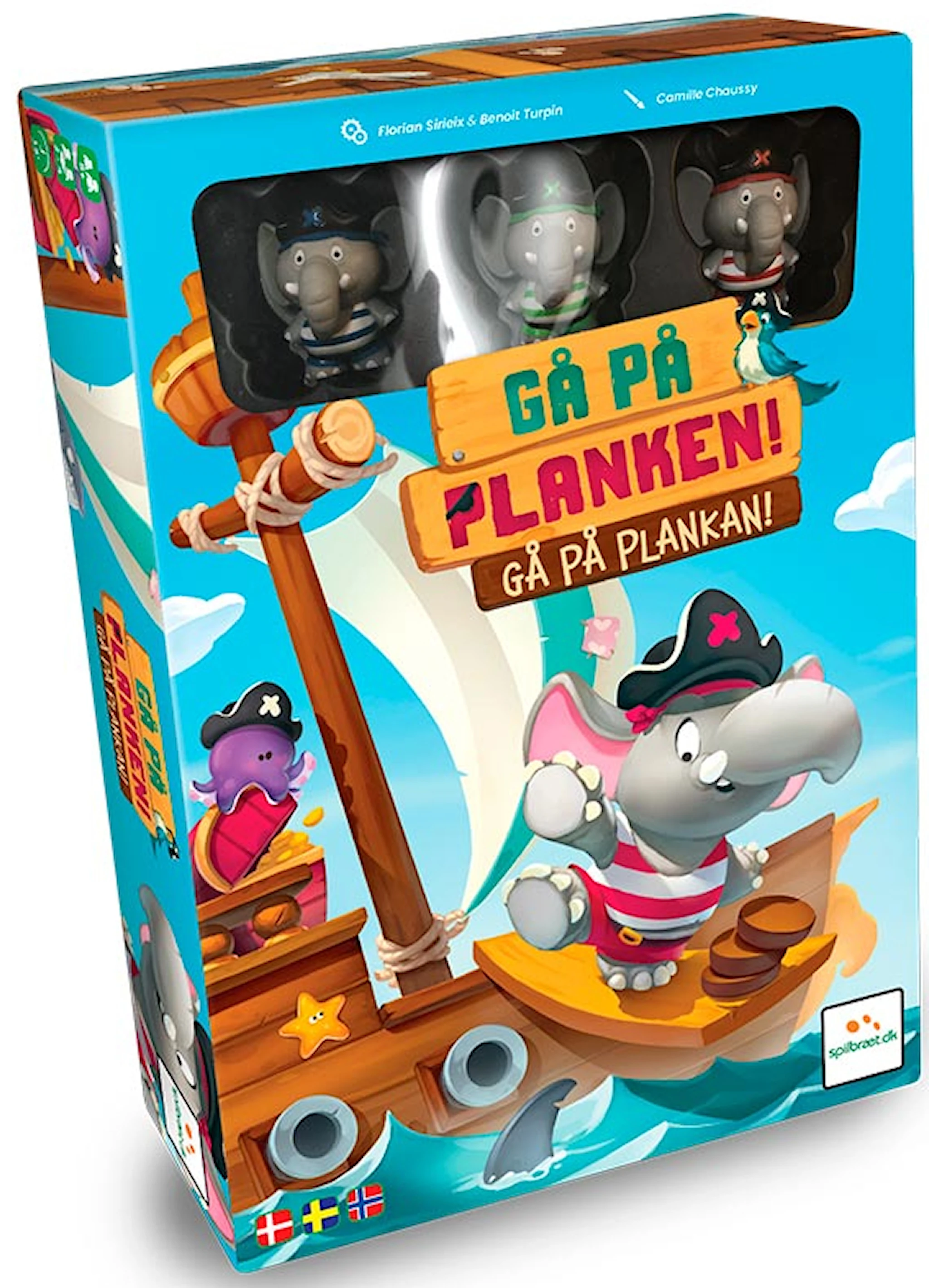 Produktbild för Barnspel Gå på Plankan (SE/NO/DI/DK))