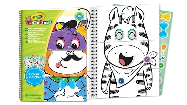 Mini Kidstoday Feel Mix & Match Flip Book Crayola