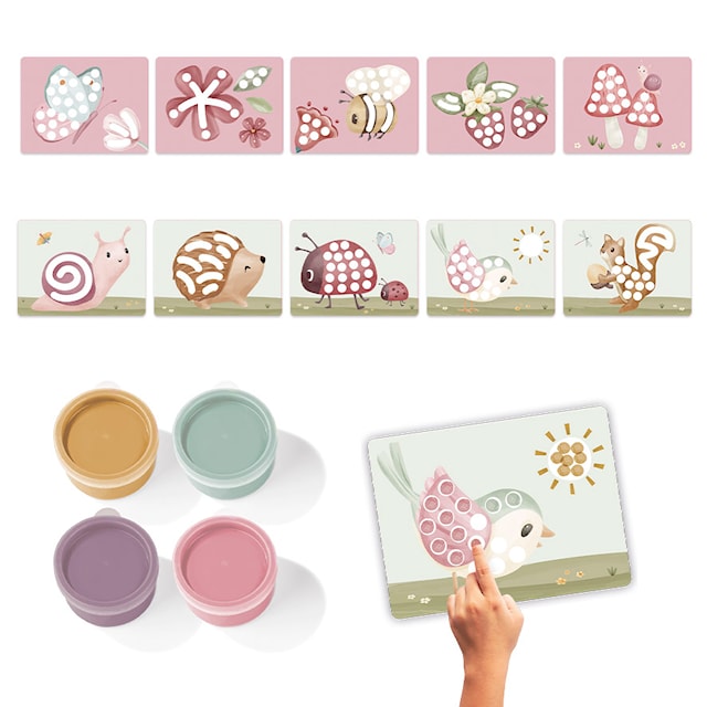 Produktbilde 2 for Fairy Garden Fingermaling Little Dutch