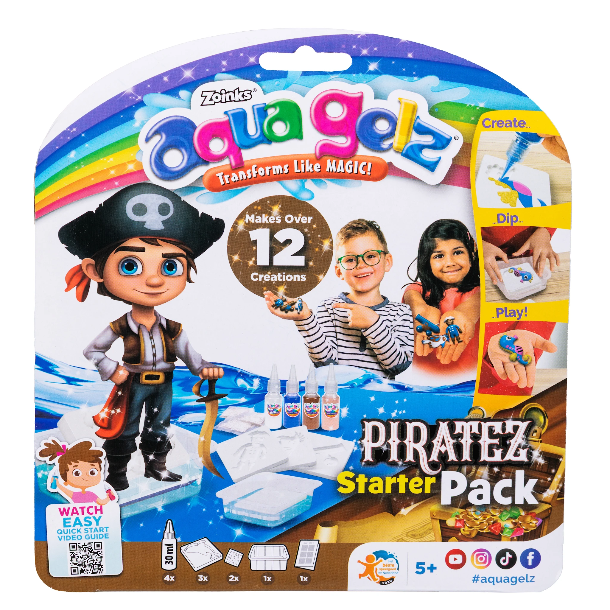 Produktbild för Aqua Gelz Startpaket Pirater Zoinks