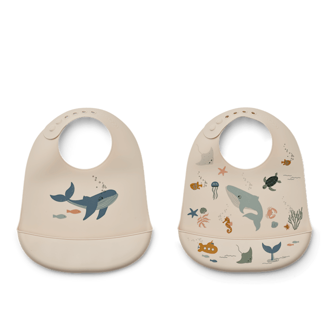 Tuotekuva 1 - Tilda Bib -meriolento/Sandy 2-Pack Liewood