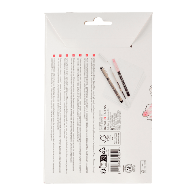 Tuotekuva 6 - Alkuperäinen setti Sakura Creative Art Kit Kirsikankukka