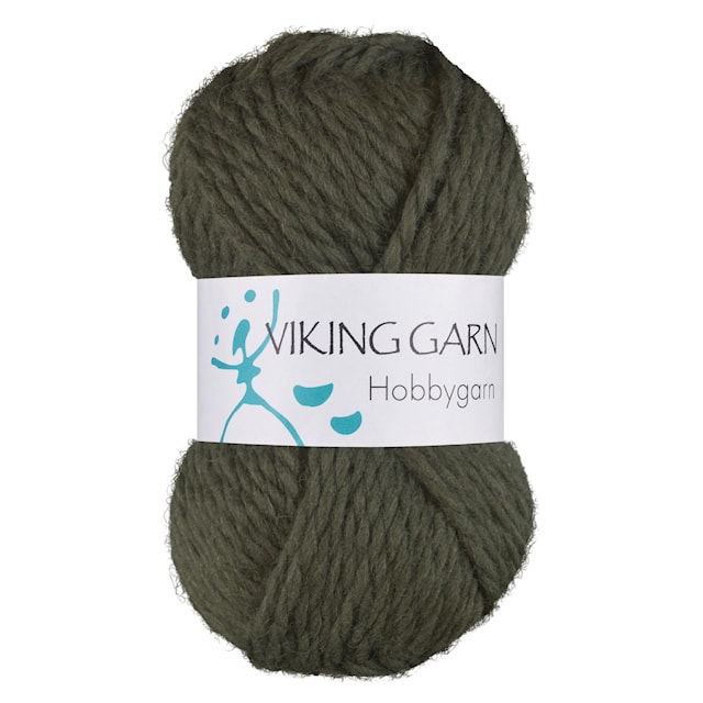 Hobbygarn 50 g Mørkgrønn 935 Viking Garn
