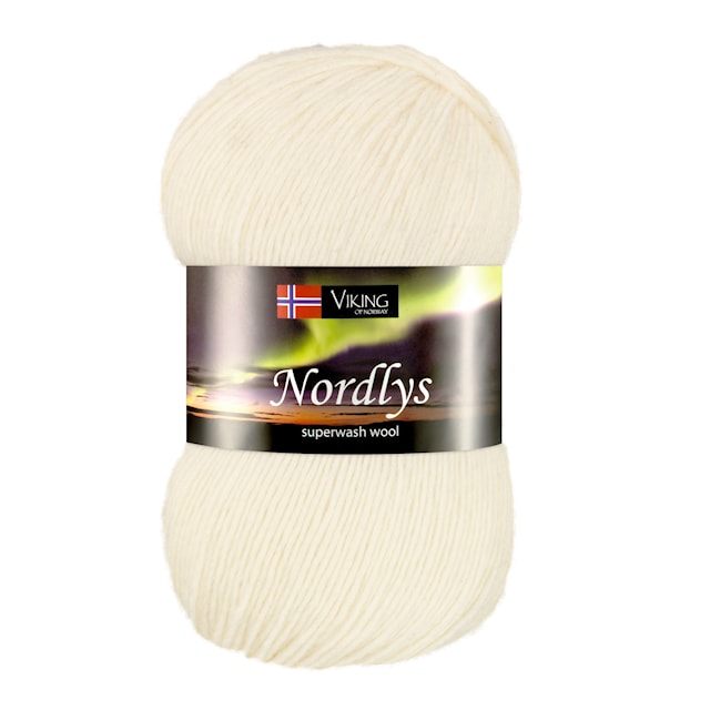 Produktbilde 1 for Nordlys 100 g Hvit 900 Viking Garn