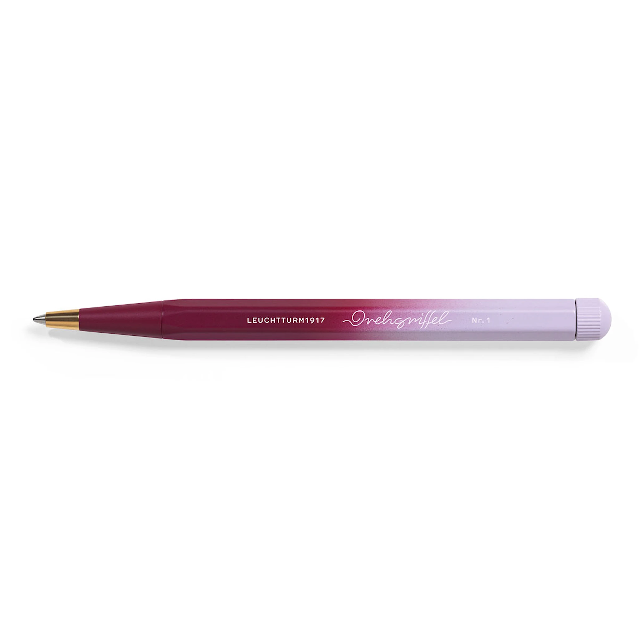 Produktbild för Kulspetspenna Gradient Port Red/Lilac Drehgriffel