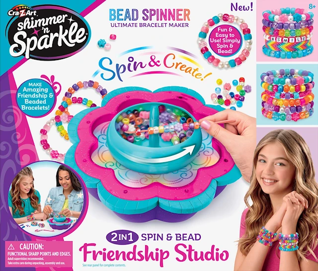 Shimmer N Sparkle Spin & Bead Bracelet Studio