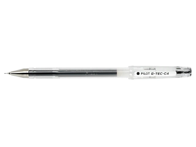 Gelbläckpenna G-Tec-C4 0,4 Svart, Pilot