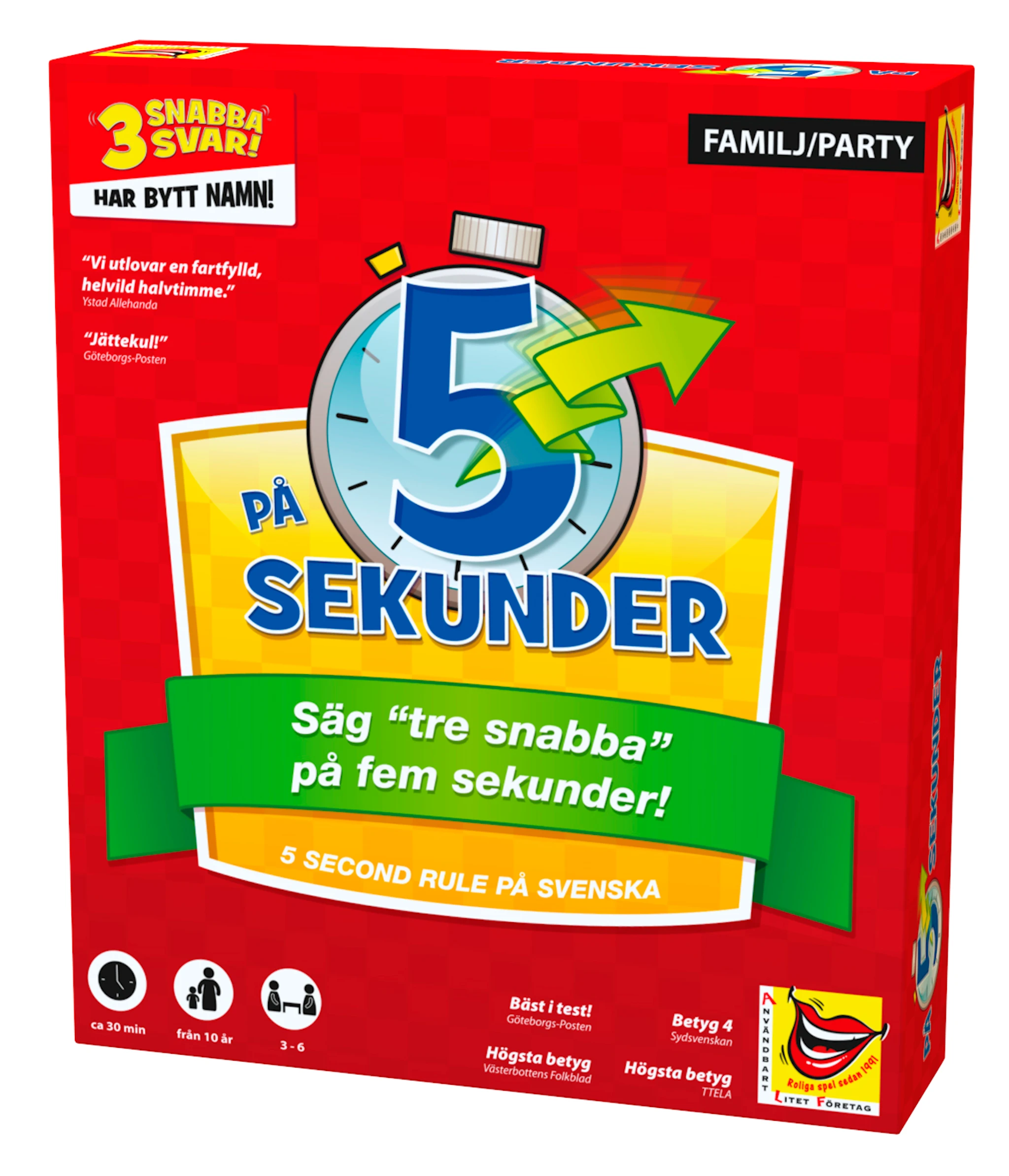 Produktbild för På 5 sekunder, Sällskapsspel, ALF (SE)