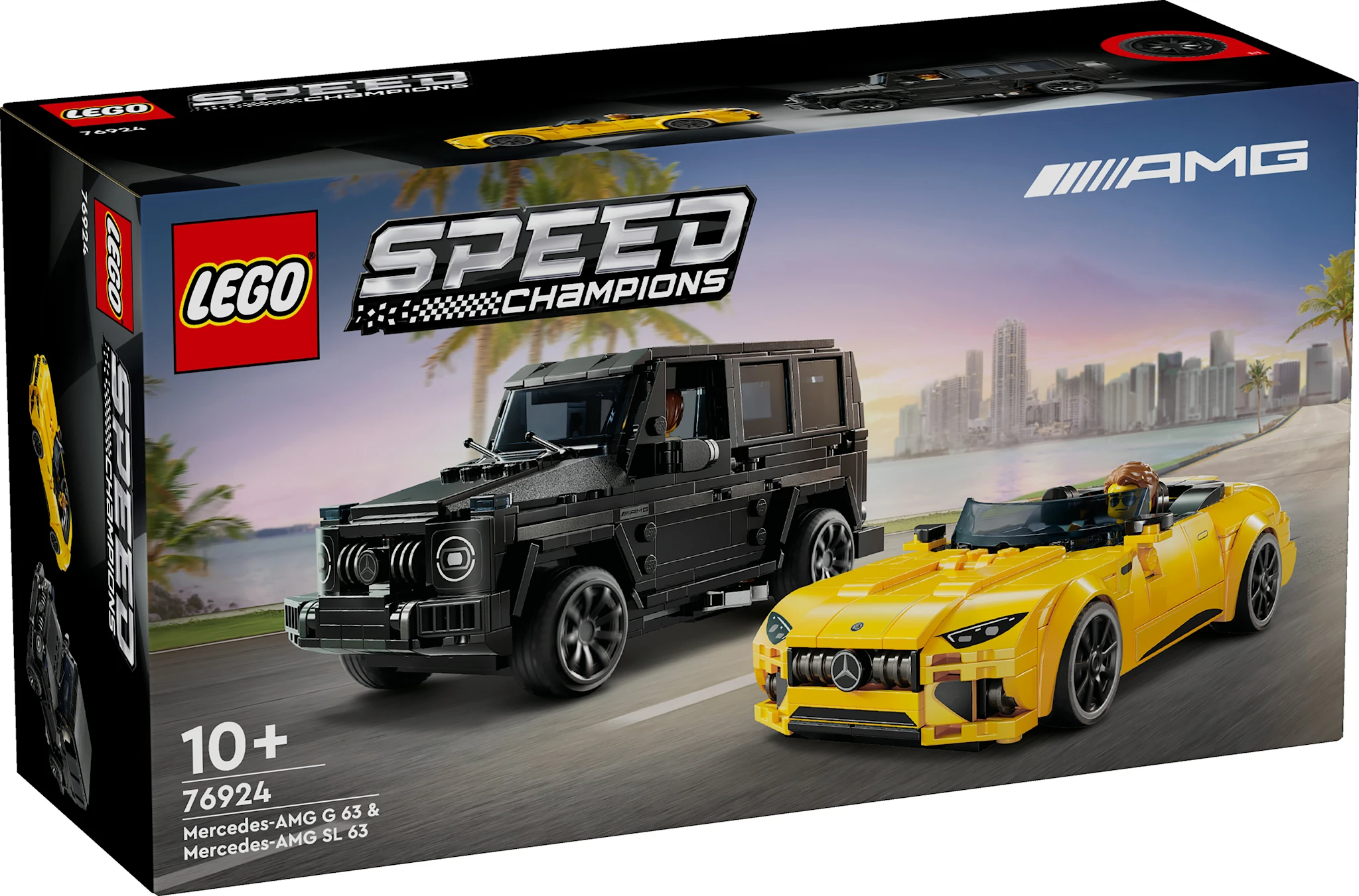 Tuotekuva ille Mercedes-AMG G 63 ja Mercedes-AMG SL 63 LEGO® Speed Champions (76924)