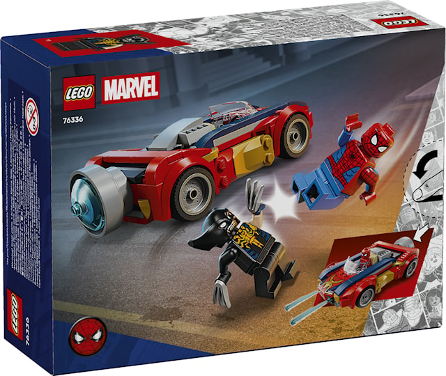 Tuotekuva 3 - Spider-Manin auto vastaan Venomiksi muuttunut Wolverine LEGO® Super Heroes (76336)