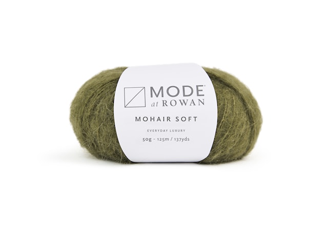 Mohair Soft mohairmiks 50gr Moss 206, Mode at Rowan