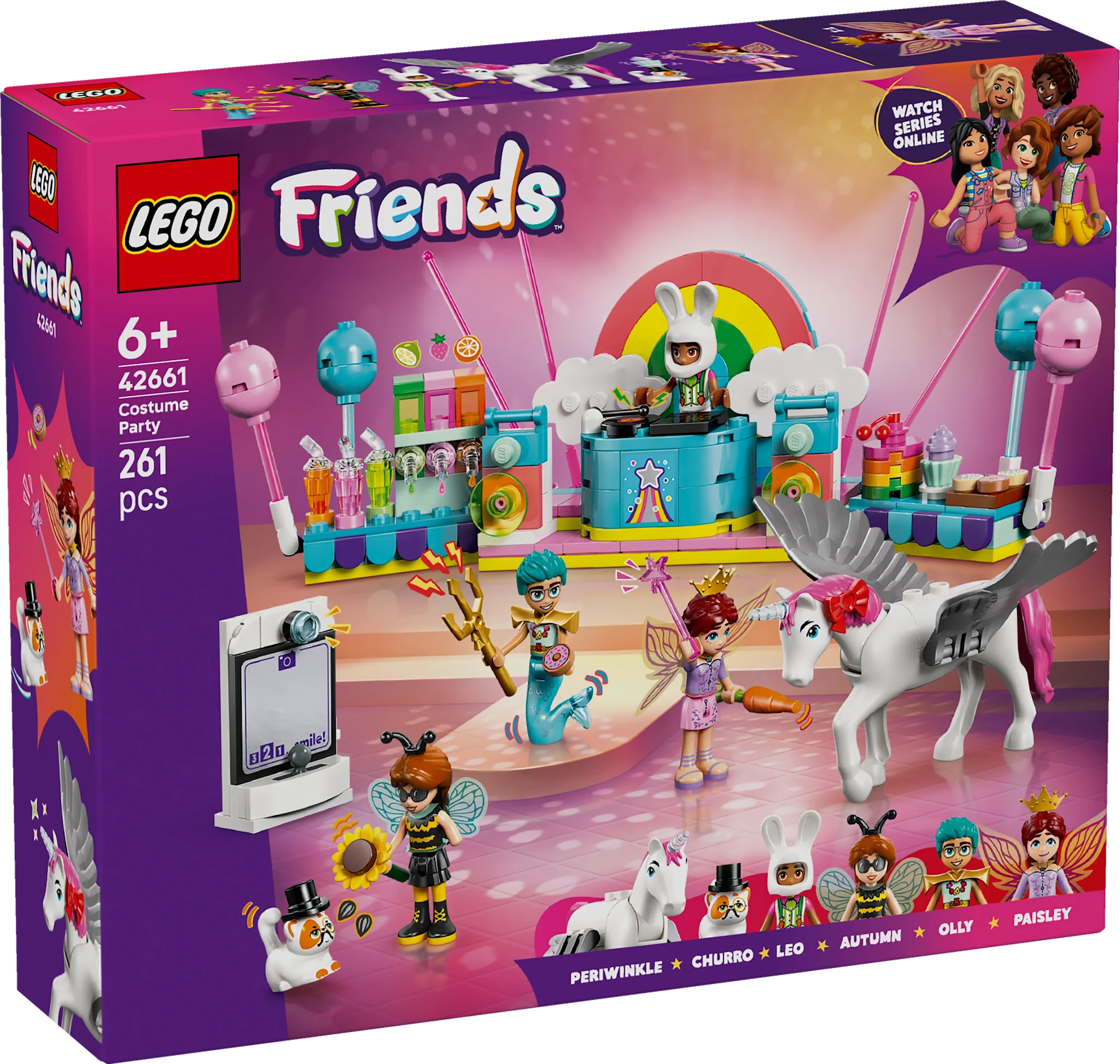 Tuotekuva ille Yksisarvisen ja keijun naamiaisjuhlat LEGO® Friends (42661)