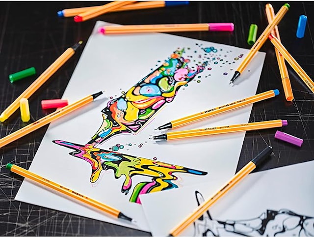 Produktbild 2 för Fineliner Point 88 Arty 65-pack STABILO