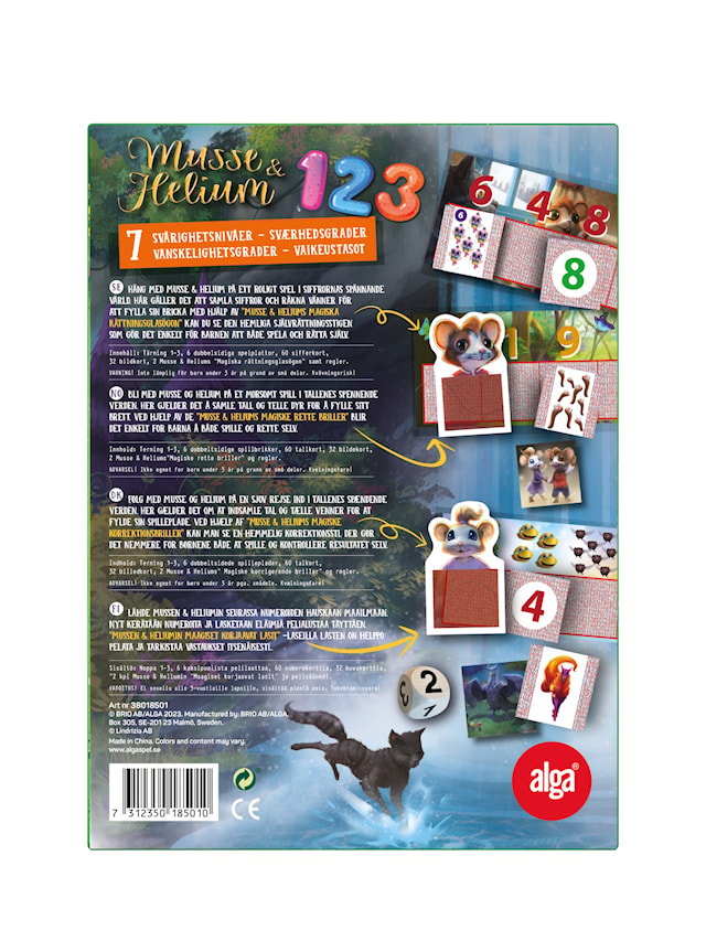 Produktbilde 5 for Musse & Helium 123 Nordic, Alga