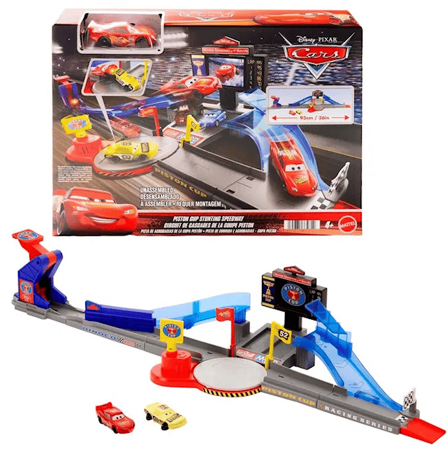 Produktbild 1 för Pixar Cars Bilar Piston Cup Stunt Bilbana