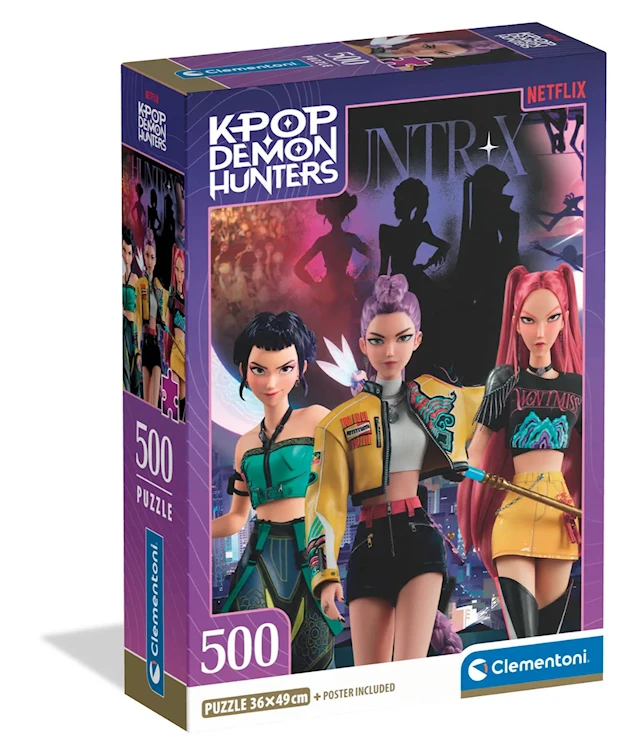 K-pop Demon Hunters Huntrix Pussel 500 Bitar Clementoni