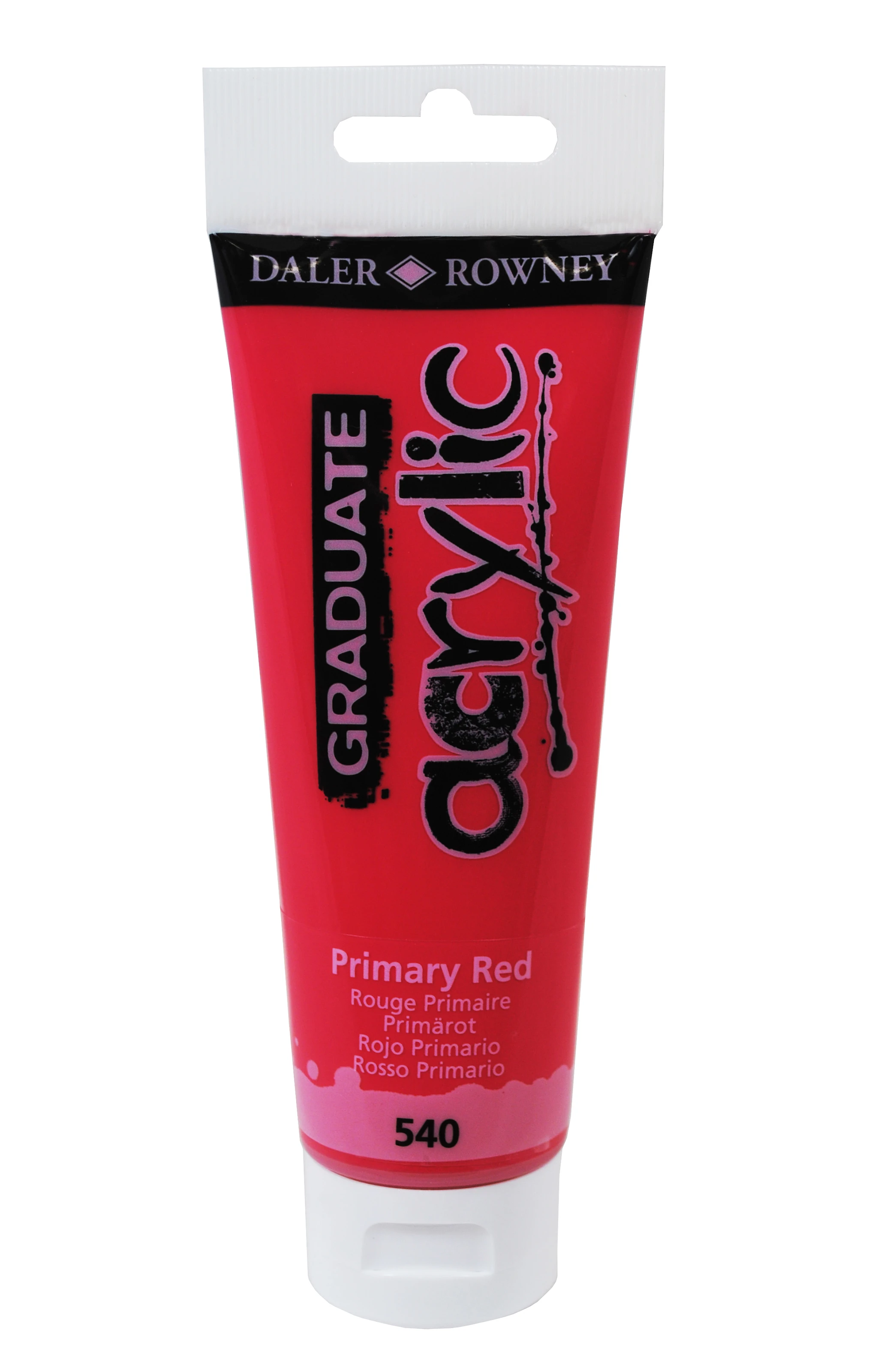 Tuotekuva ille Graduate Acrylic 120 ml Punainen
