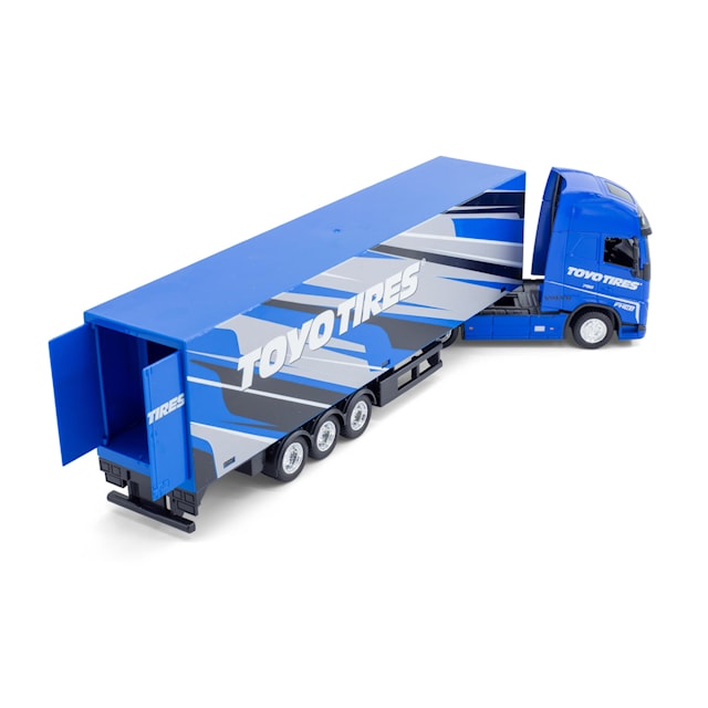 Produktbilde 3 for 1:43 Street Fire Haulers With Trailer - Volvo Fh16 Globetrotter 750 Xxltoyotires