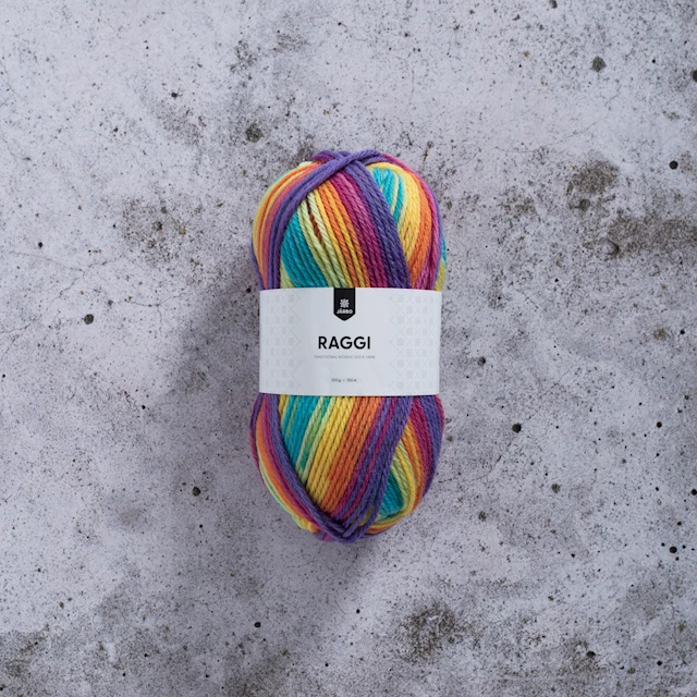 Raggi Garn Ullmix 100 g Splash (15115) Järbo