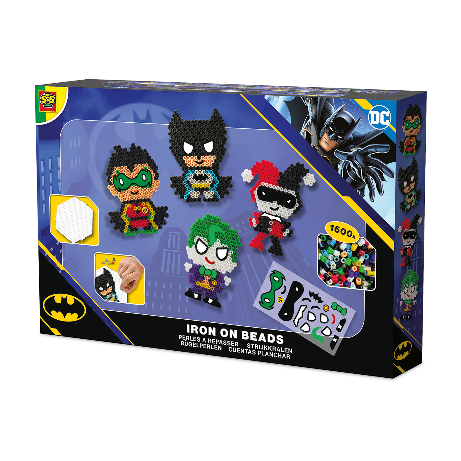 Pärlset Batman 4 Figurer Strykbara SES CREATIVE