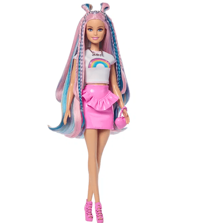 Produktbilde 5 for Rainbow Sparkle Hair Dukke Barbie