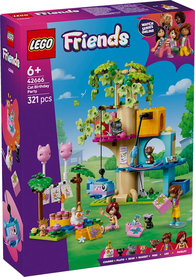 Kattkalas & trädkoja LEGO® Friends (42666)